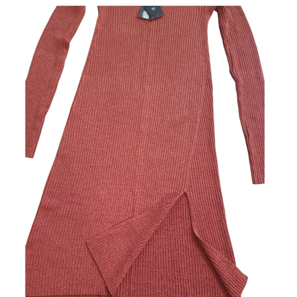 NWT BCBGMAXAZRIA Sweater Slip on Cocktail Knit Mini Dress sz XS - Picture 8 of 11